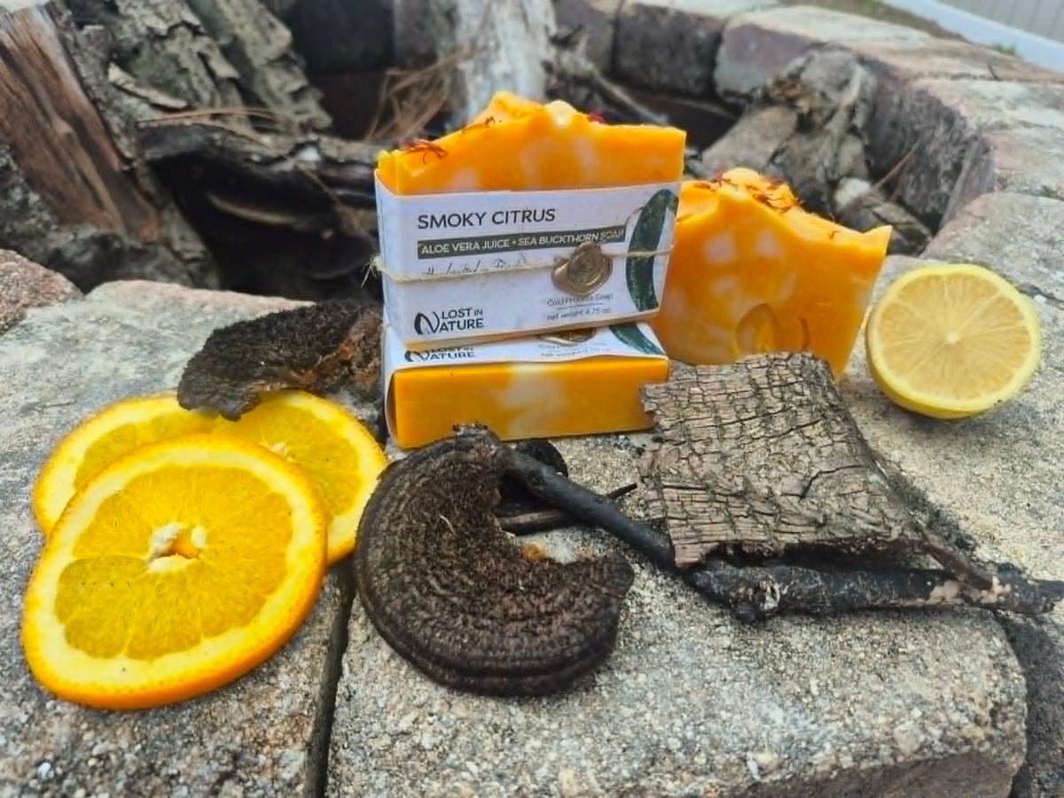 Smoky Citrus Soap