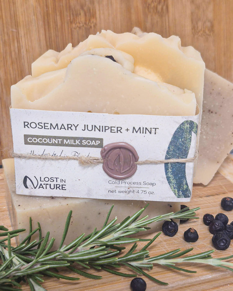Rosemary, Juniper + Mint